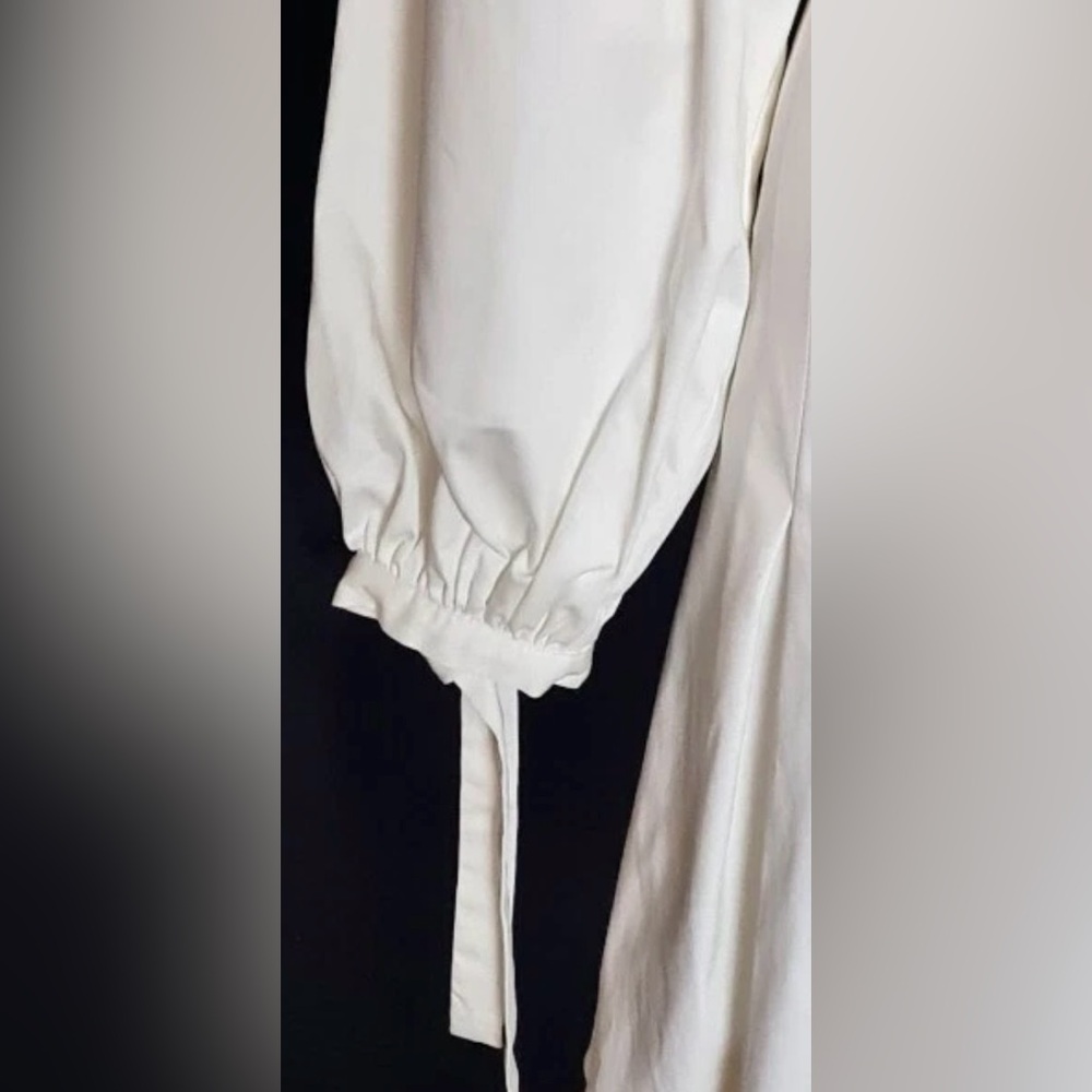 Chic White Long Sleeve Dress - Picture 3 of 11